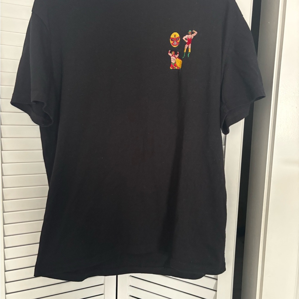 Forever 21 Luchador Wrestling Men's Classic Black Tee
